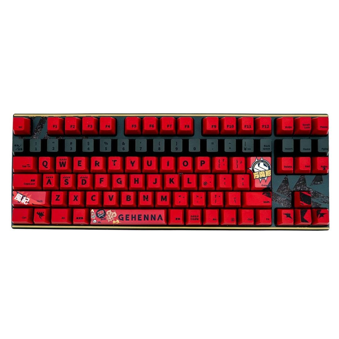 Amazon.co.jp: ふもコレ×ブルアカ キーボード ゲヘナ学園 日本語配列